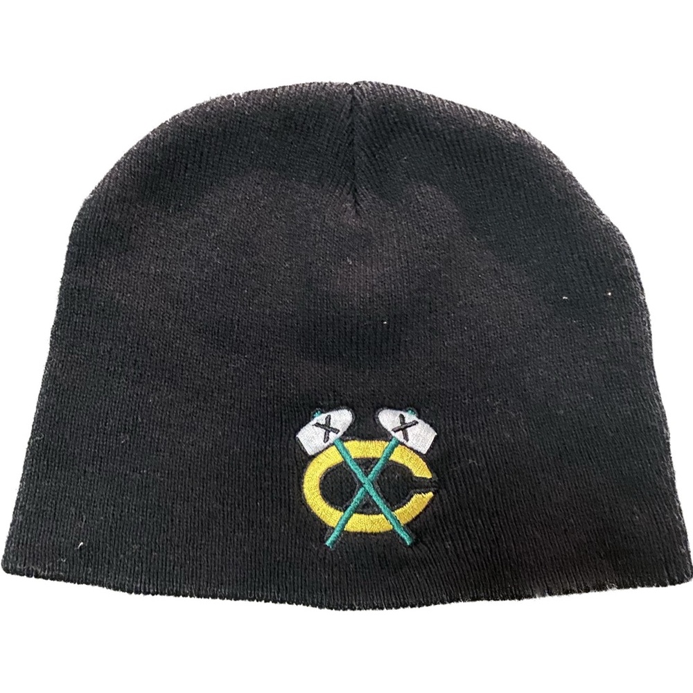 Chicago Blackhawks Captain Morgan Black Beanie